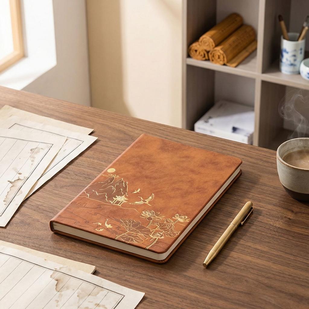 A5 Vintage Business Notebook Retro Journal Notepad