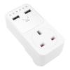 Timer Socket Double Control 2USB Ports Multifunctional Outdoor Timer Outlet for Refrigerator UK Plug
