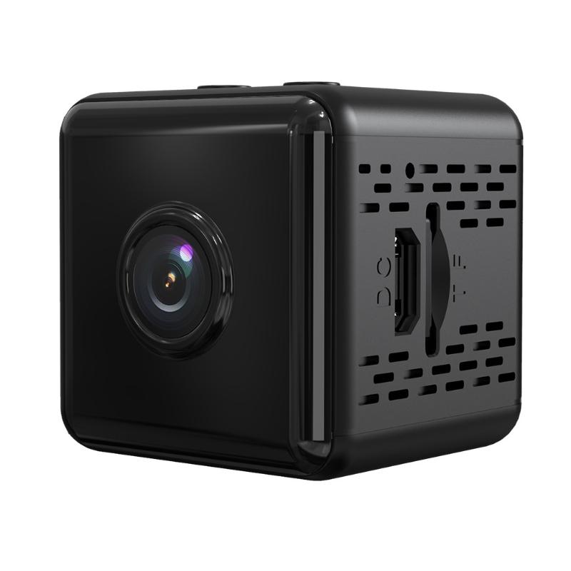 

Міні IP-камера HD 1080P Бездротова Нічне бачення Розумний дім Відеоспостереження Веб-камера Wifi Віддалений доступ З виявленням руху 1 чорний