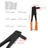 Heavy Duty Riveter Kit with 120 Rivets High Strength Wear Resistant Rivet Tool Kit for Metal Plastic