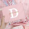 Personalized Custom Name Bridesmaid Cosmetic Bags Girls Neceser Makeup Bag Travel Toiletry Pouch Wedding Birthday Gifts for Her