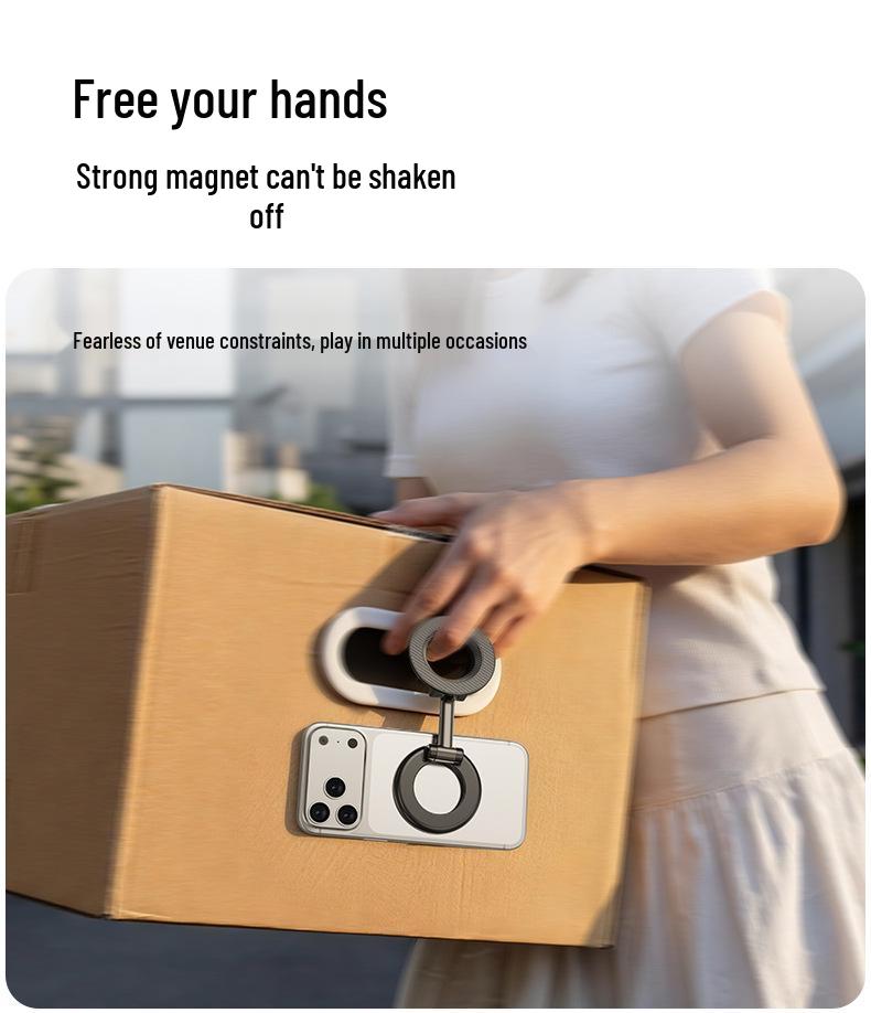 360° Rotating MagSafe Magnetic Phone Holder for Car & Outdoor Photography
