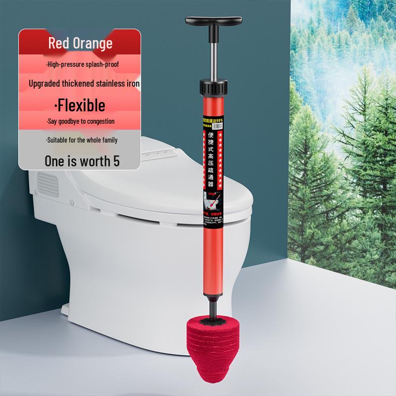 

Пневматический вантуз высокого давления для прочистки засоров