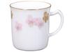 Okura Art Pottery Sakura Series 3rd Edition Made In "Hatsumiyozakura" Mug, Coffee/Tea, Approx. 310cc, Japan, 105C/A682-3