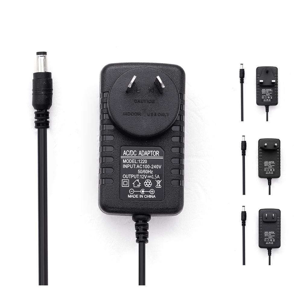 12V 1.5A Keyboards Power Adapter 100-240V 50-60Hz 36W Wall Charger With 8.2ft Cord Compatible For Keyboards