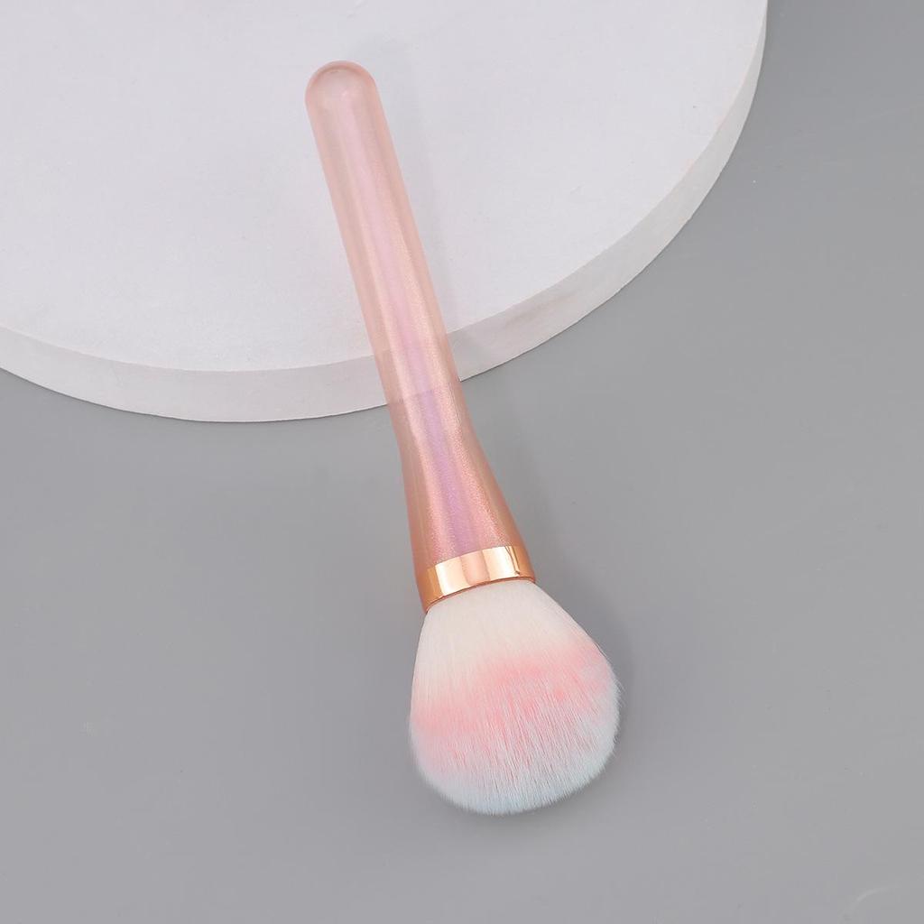Large Fluffy Foundation Brush, Skin-Friendly Texture, Non-Shedding, Ideal for Powder and Blush Makeup.
