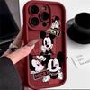 Mickey Apple-Compatible Phone Case for iPhone 12-17 Pro Max Series