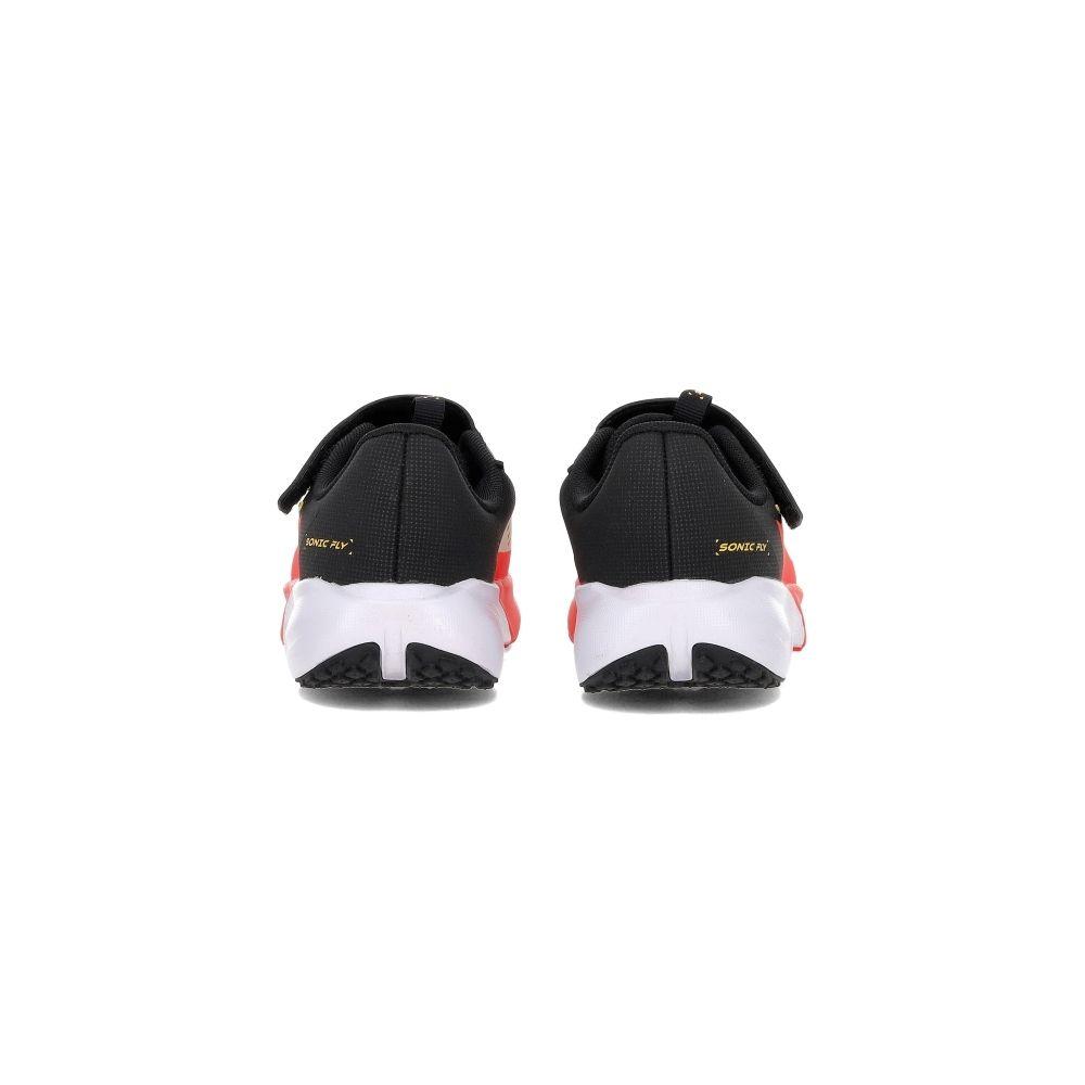 Nike SONIC FLY Low top Running Shoes Black Red Children Aged 3 7 Years Old FZ0016-005