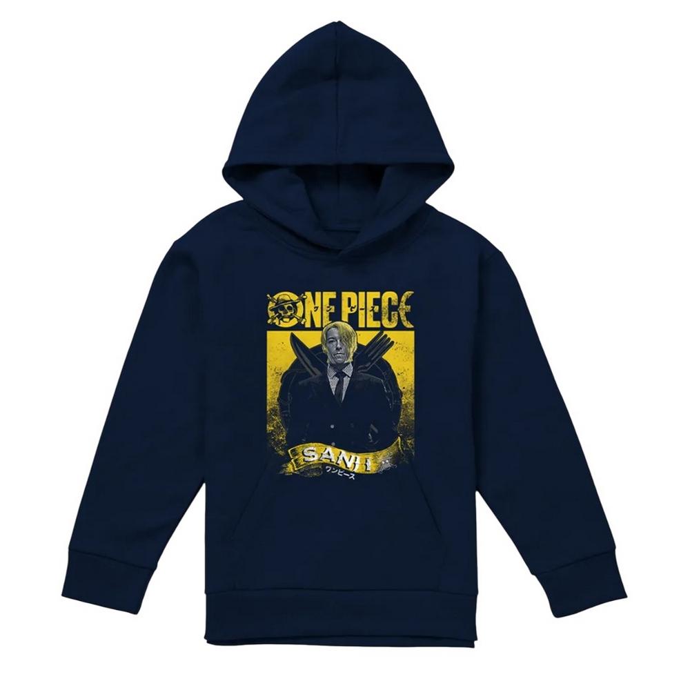One Piece Live Action Childrens/Kids Sanji Portrait Hoodie