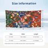 Butterflies Flowers Garden 14 Theme Quick Dry Beach Towel Custom Name Text Print Large Sand Resistant Towel Beach Vacation