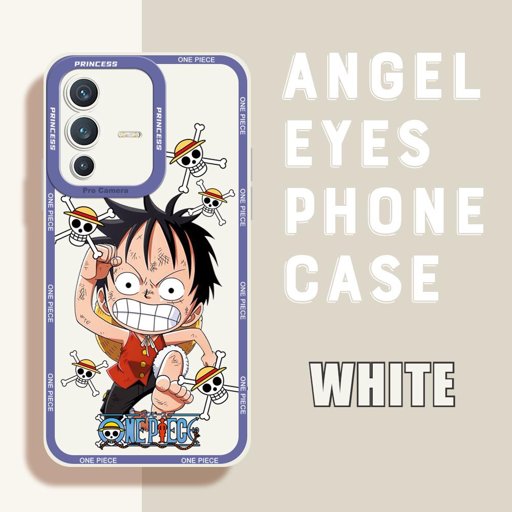 

Чехол для телефона Мягкий резиновый корпус из ТПУ для мобильного телефона Полное покрытие Защита камеры Дизайн Противоударный чехол для Vivo Vivo V29 Lite 5G белый