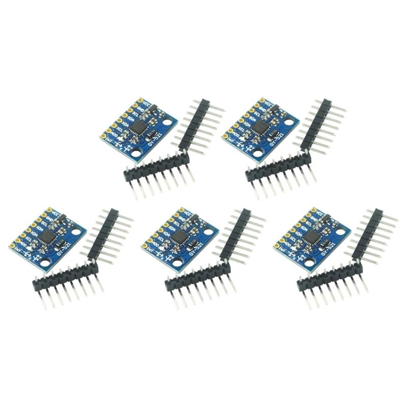 High Precise MPU6050 Accelerometer Gyroscope Module Compactly Sensors Module for Microcontroller Projects Applications