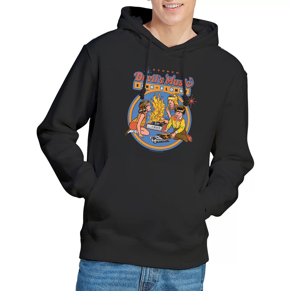 Steven Rhodes Unisex Adult Devils Music Singalong Hoodie