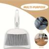 Mini Broom & Dustpan Set, Plastic, for Desk, Home, Office, Kitchen, Car & Pet Area, Daily Cleaning Essential