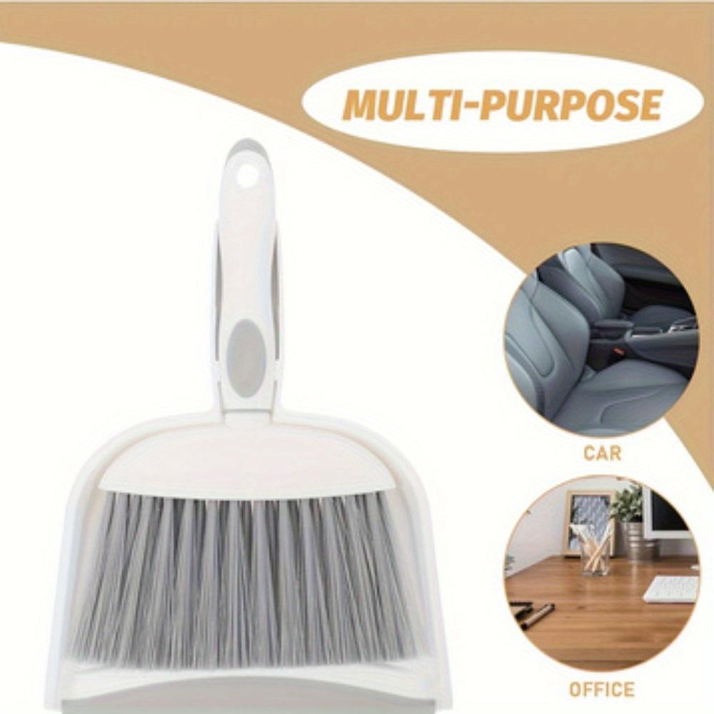 

Mini broom & dustpan set, plastic, for desk, home, office, kitchen, car & pet area, daily cleaning essential Broom-Dustpan set зелёный