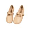 Gentle flat-soled single shoes women's summer and autumn new one-word belt Mary Jane soft sole