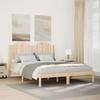 VidaXL Extra Long Bed Frames Without Mattress 140x220 Cm Solid Wood, Bedroom Furniture, Bed Base, Wooden Bed, Bed, 3309229