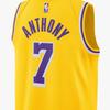Nike Anthony No. 7 LA Lakers Logo Sleeveless Basketball Tank, SW Fan Edition Men Tops Yellow CW3669-742