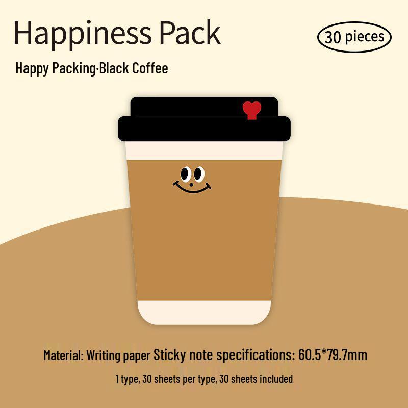 Infeel.Me Irregular Sticky Notes - Creative Happy Packaging Adhesive Message Notes