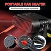 Electric Car Heater Air Cooler Fan 12V Portable 360 Degree Demister Defroster Heating Fan Dryer Windshield Defogging Accessroies