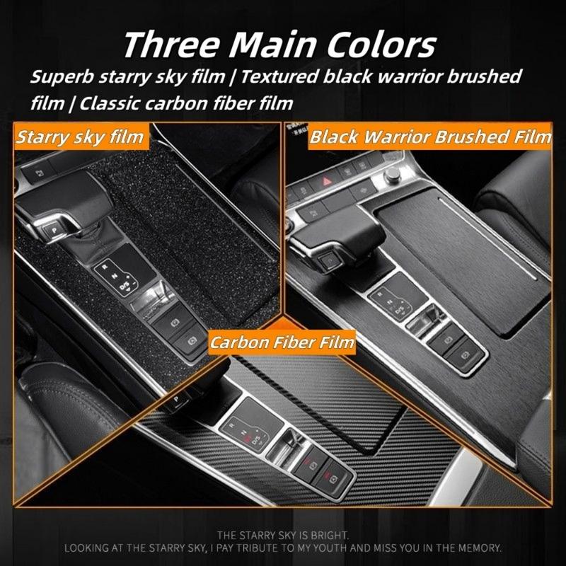 For Peugeot 4008 5008 Starry Sky Film Interior Modification Central Control trument Screen Protective Film Car Accessories