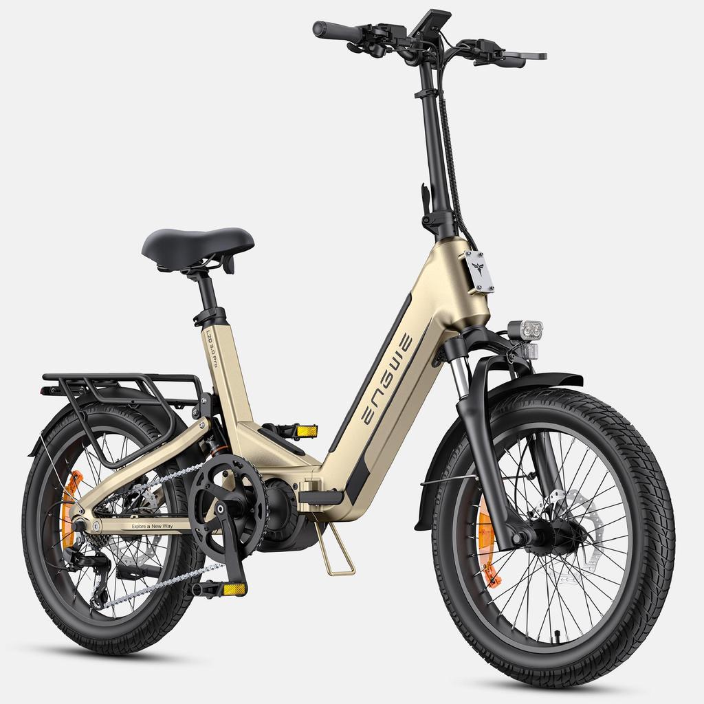 Engwe L20 3.0 Pro Electric Bike 250W 100Nm Mid-drive Motor, 48V 15Ah Battery, 160KM Range, Hydraulic Brakes E-Bike