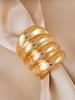 Chunky Ring Polished Dome Design, Minimalist Stackable Statement Jewelry for Women