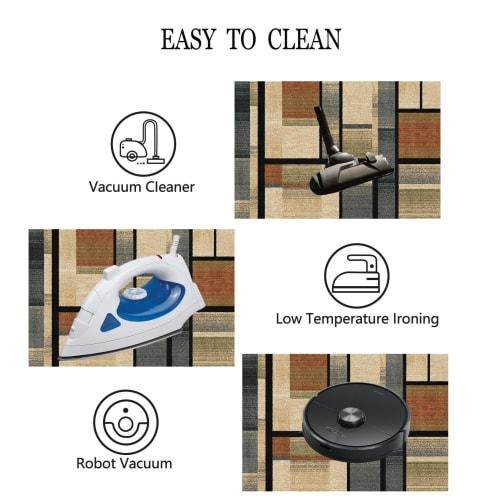 Washable, Long, 100 X 280 Cm (4.9 X 10.8 Inches) Non-slip Kitchen Mat. Available In a Variety of Styles and Sizes. Suitable for Kitchens and Bedrooms.