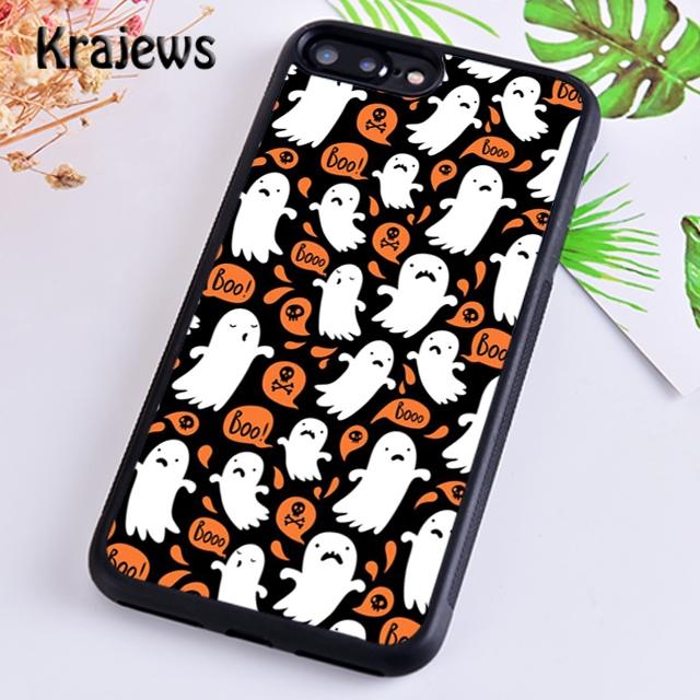 Krajews Halloween Moon Witch Horror Phone Case Cover For iPhone 17 Air 16 15 14 plus 11 12 13 pro max coque Fundas