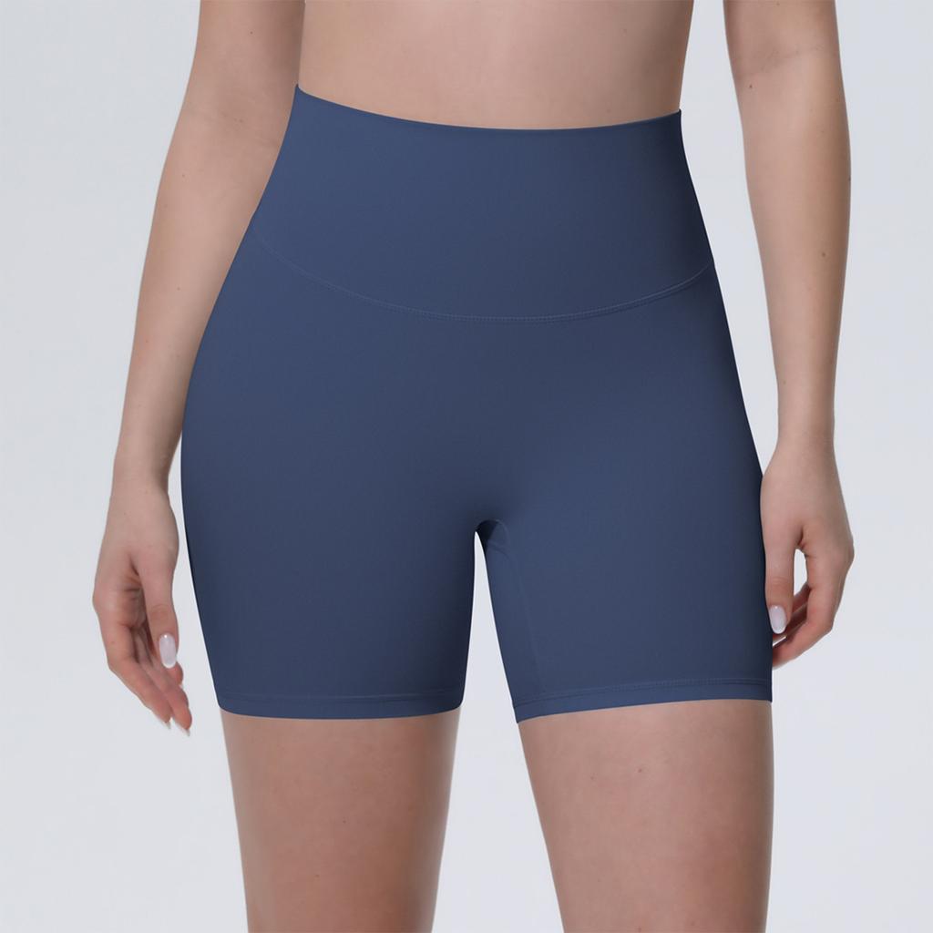 Women High Waist Yoga Shorts Seamless Stretchy Athletic Biker Shorts for Running Workout Gym Fitness Training
