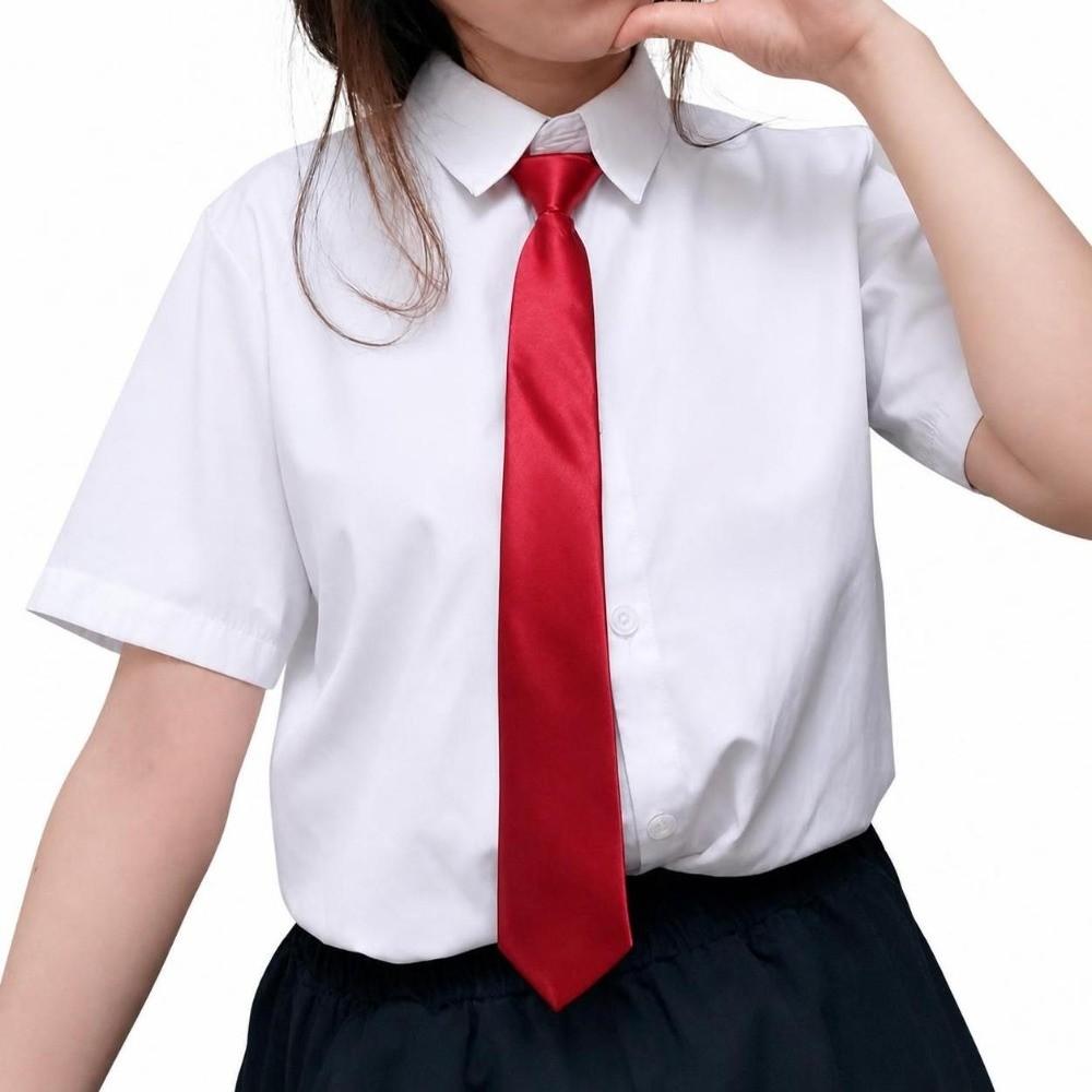 Clip On Zipper Tie Unisex Suit Zipper Neckties New Uniform Neck Tie  For Men Women