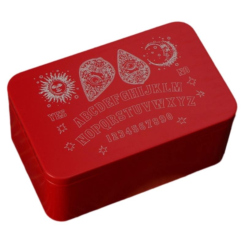 Iron Tarots Cards Storage Case Tarots Cards Box Astrologys Divinations Storage Case