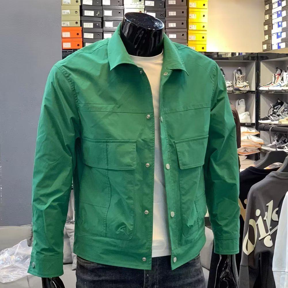 Men's Versatile Korean Style Workwear Jacket - Trendy, Casual, and Simple for Spring & Autumn 2023.