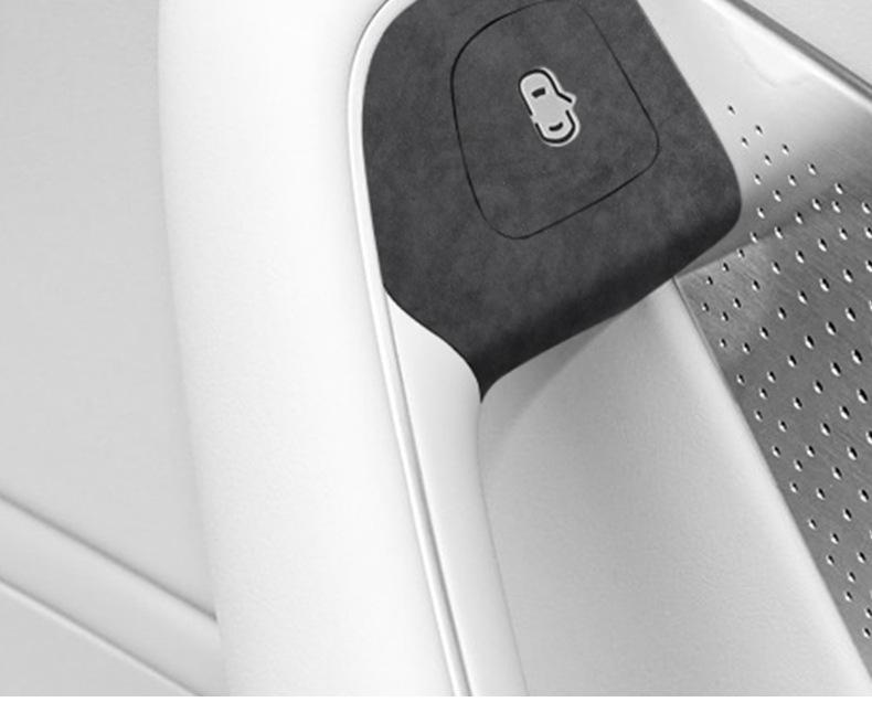 Zhijie R7 Alcantara Car Door Button Ultra-Thin Interior Protective Sticker