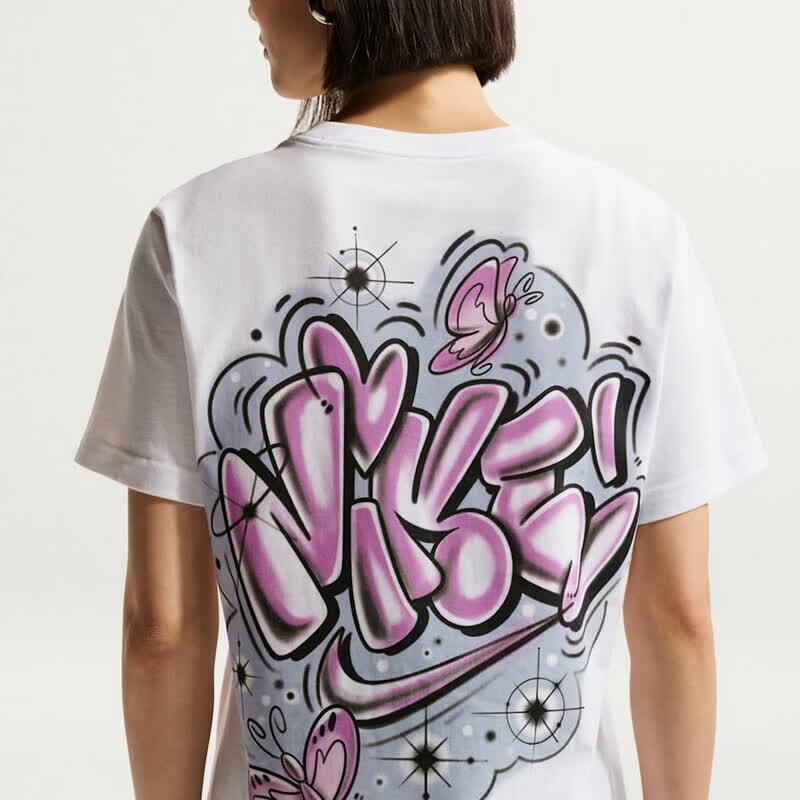 Nike Women's Loose Fit Casual Short-Sleeve Top