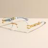 New Wood Grain Leopard Leg Sunglasses Men European American Style Driving Box Decorative UV Protection