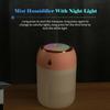 330mL Colorful Mist Humidifier Diffuser Portable 7-color Night Light Quiet USB Humidifier with 2