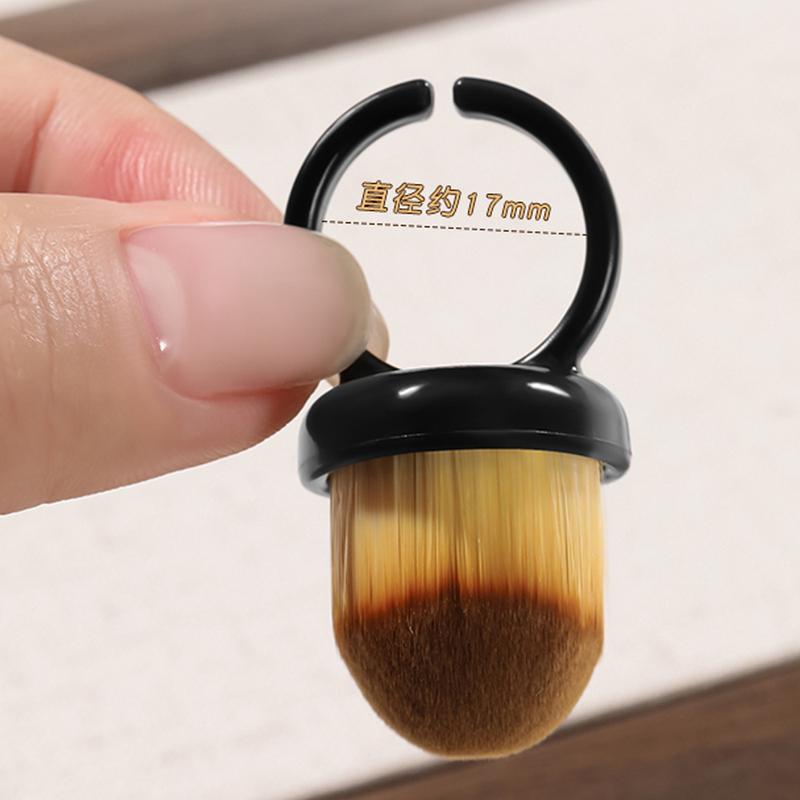 5pcs Professional Nail Dust Brush Nails Art Brush Ring-Shaped Remove Gel Polish Dust Cleaner Tool Women Manicure Accessories