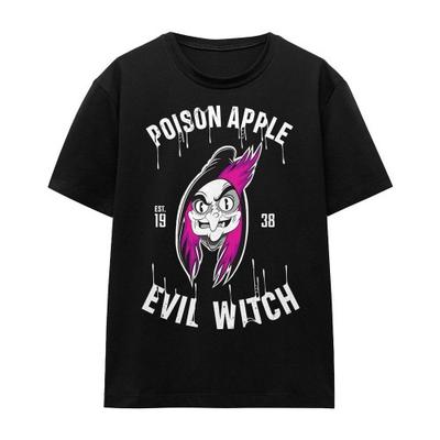Schneewittchen und die sieben Zwerge Unisex Erwachsene Est. 1938 Böse Hexe Giftapfel T-Shirt