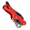 Aluminum Magnalium Alloy Self‑Braking Stop Descender for 10‑12mm Rope Climbing Gear