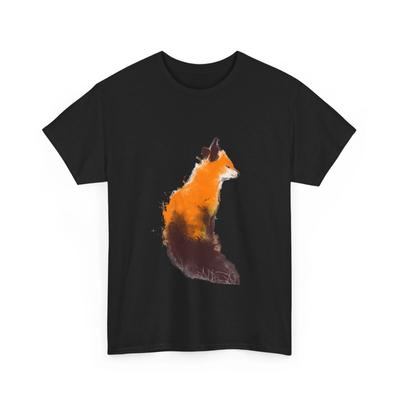 Sumi-e Kitsune 2 T-shirt Tops Tees Unisex