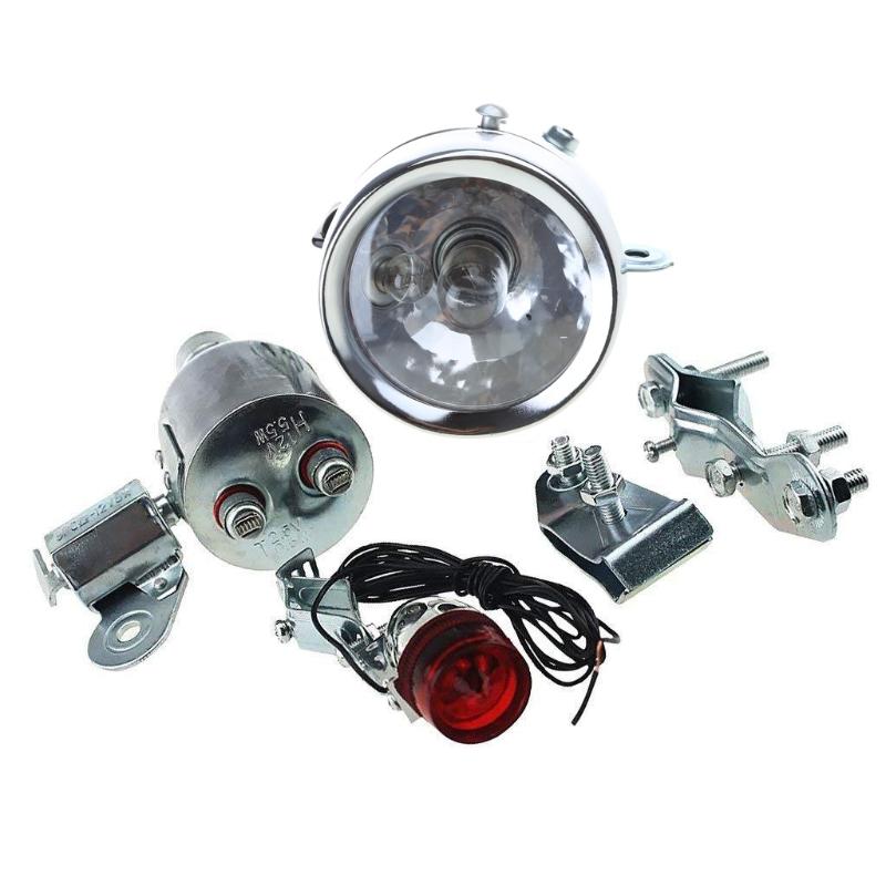 Vintage Fahrrad 12V 6W Generator Scheinwerfer Rücklicht Reparatur Modifikation Zubehör