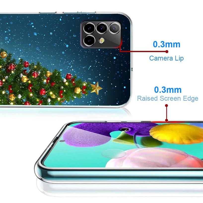 Merry Christmas Tree Snow Phone Case For Samsung Galaxy A17 A16 A15 A14 A13 A57 A56 A55 A54 A53 A37 A36 A35 A34 A33 A26 A25 A24