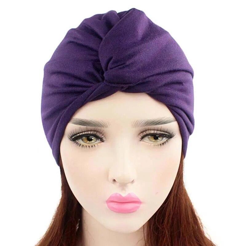 Fashion Women Cross Twist Turban Caps