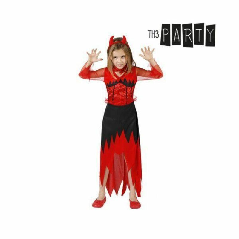 Th3 Party-Disfraz para Niños Th3 Party Multicolor Demonio (3 Piezas) 5-6 Años