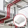 Flat Plastic Ducting Adaptor To Round Transformer Dryer Vent Hose Adapter Ventilation Duct Converter Easy To Use
