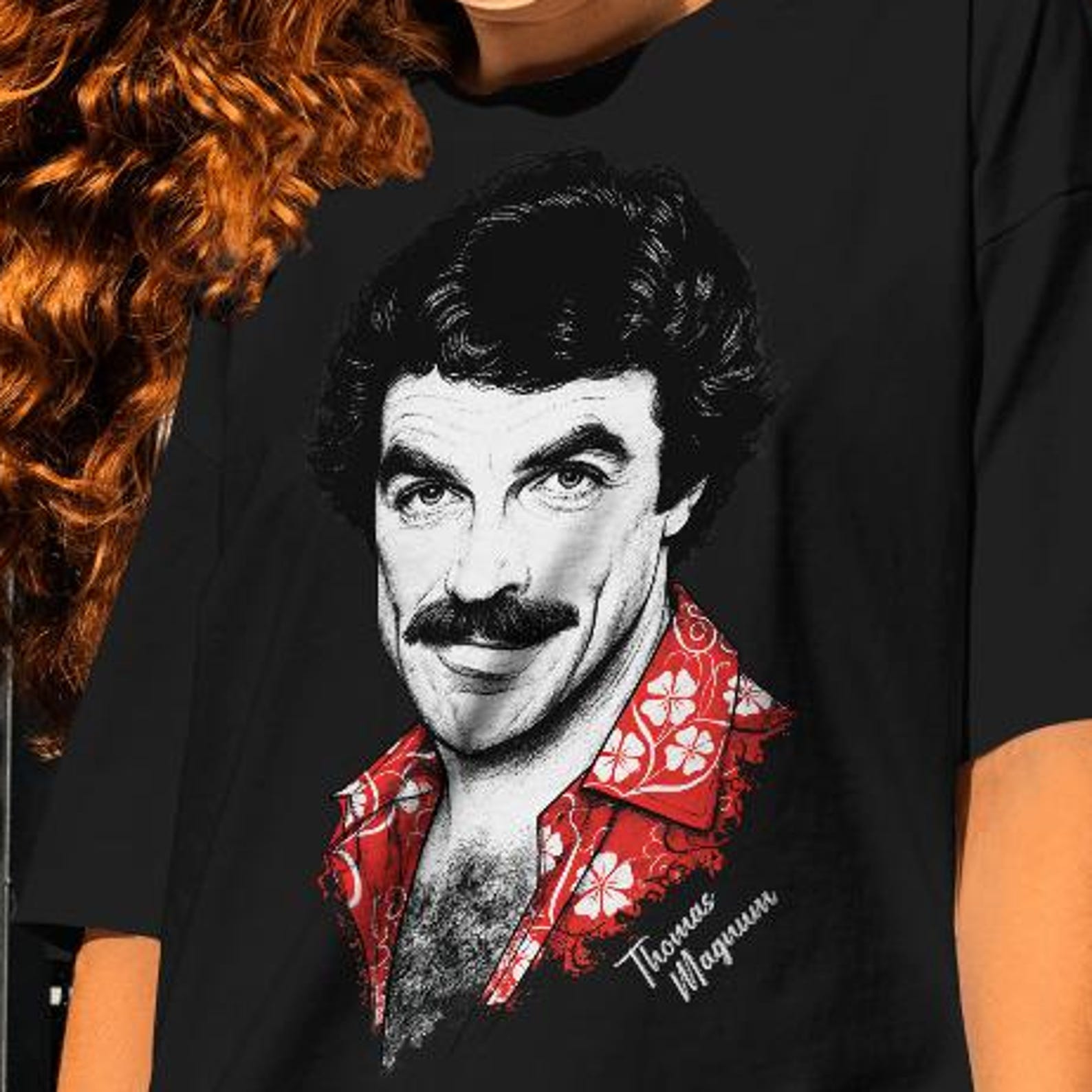 Thomas Magnum Shirt - Magnum P.I. Tv Series Tshirt L