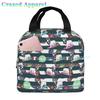 French Bulldog Cute Dog Insulated Lunch Bag Portable Thermal Cooler Box Reusable Picnic Tote Bento Bag for Men Women Kids