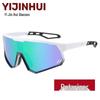 Colorful Photochromic Polarized Cycling Sunglasses with TAC Lens for Road and Mountain Sports