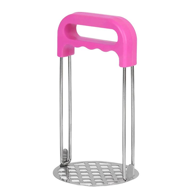 

Ручная картофелемялка Пресс для картофеля Портативный кухонный инструмент Для детского питания Фрукты Выпечка Кухонные аксессуары